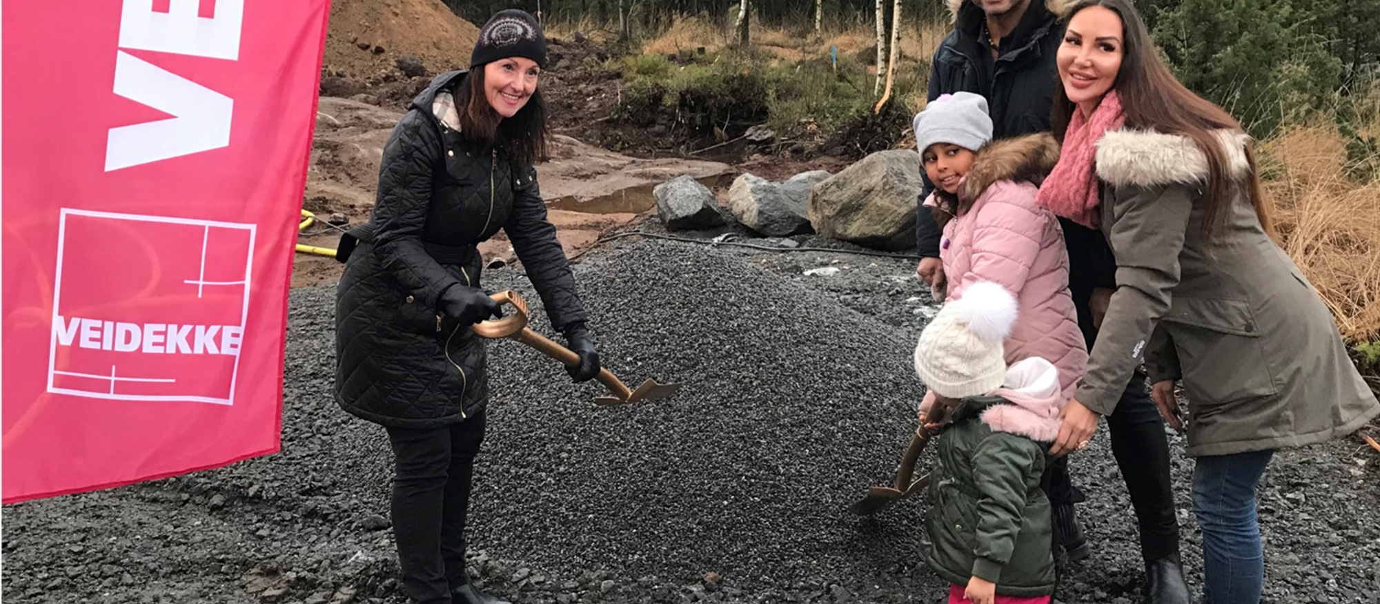 Första spadtag för Veidekkes andra projekt i Öjersjö, Partille