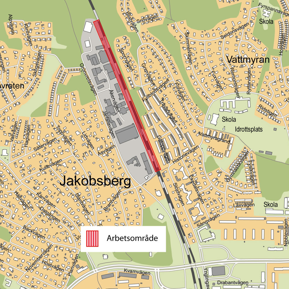 Veidekke uppför stödmur, väg- och ledningsomläggning för projektet Mälarbanan