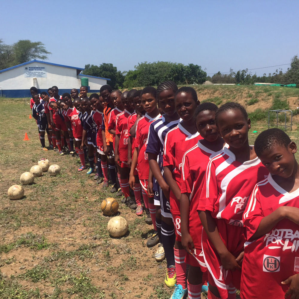 Veidekke och Football for Life visualiserar drömmar i Sydafrika