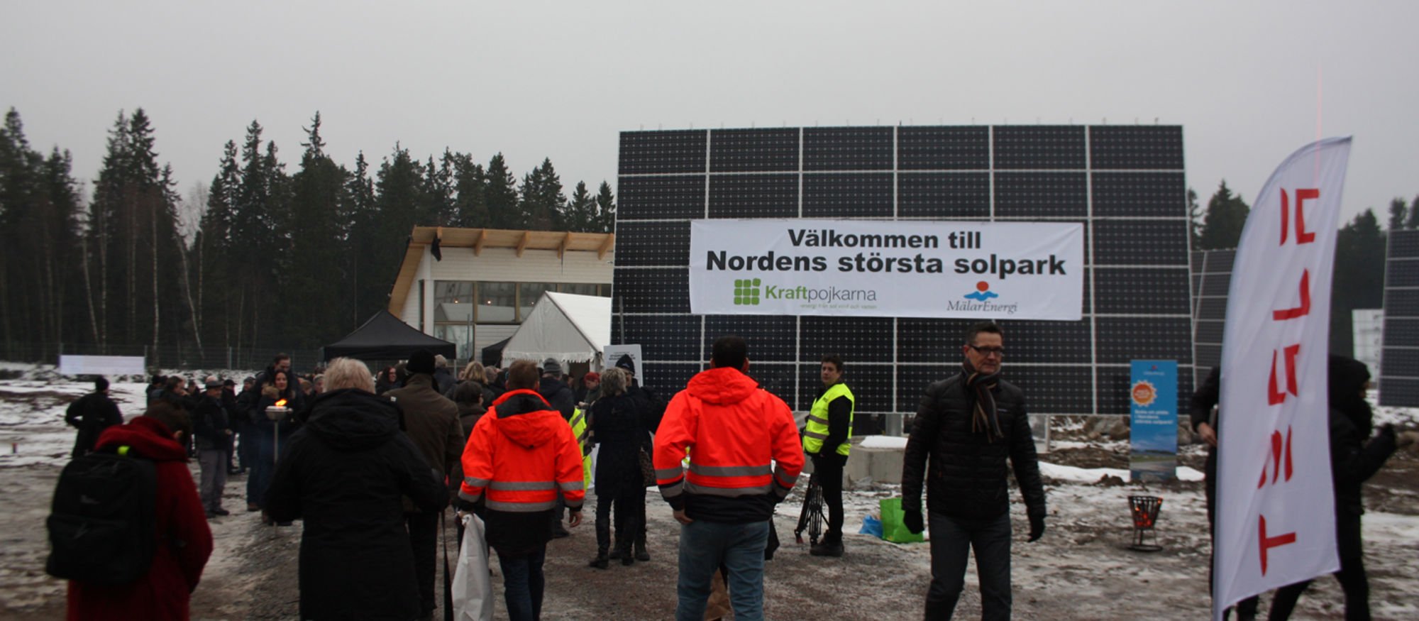 Veidekke lade grunden för Nordens största solpark