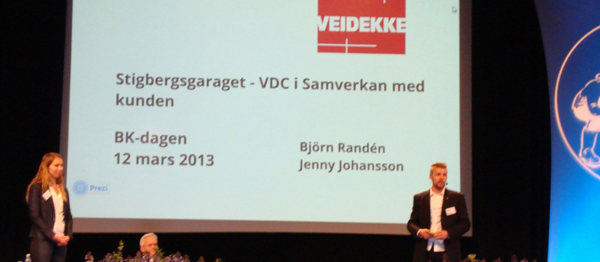 Veidekke höll ett grensesprengende föredrag om VDC och samverkan